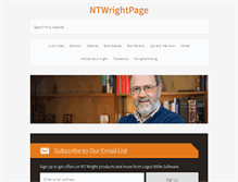 Tablet Screenshot of ntwrightpage.com